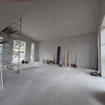 The main hall boarded out - September 2025