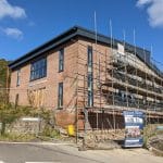 Front façade with scaffolding removed - October 2025